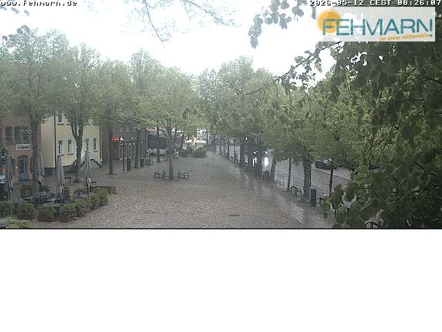 Archiv Foto Webcam Fehmarn: Marktplatz in Burg