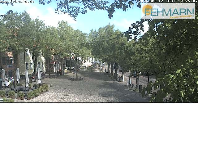 Archiv Foto Webcam Fehmarn: Marktplatz in Burg