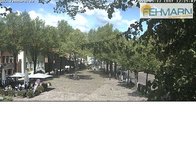 Archiv Foto Webcam Fehmarn: Marktplatz in Burg
