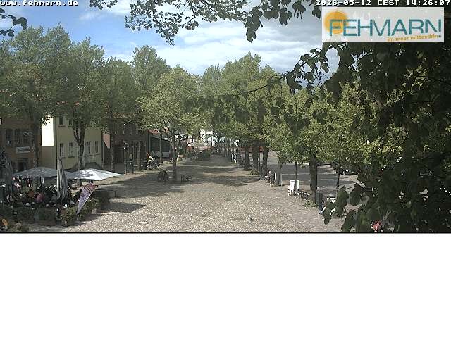 Archiv Foto Webcam Fehmarn: Marktplatz in Burg