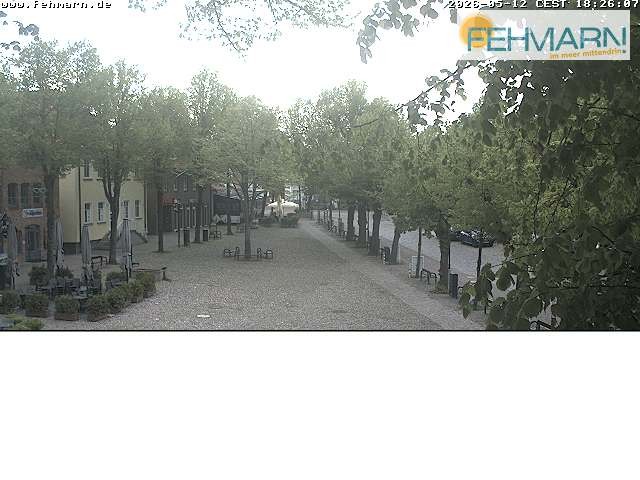 Archiv Foto Webcam Fehmarn: Marktplatz in Burg