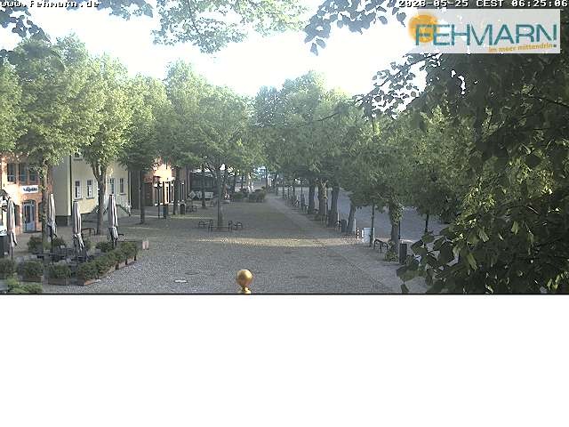 Archiv Foto Webcam Fehmarn: Marktplatz in Burg