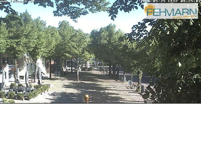 Archiv Foto Webcam Fehmarn: Marktplatz in Burg