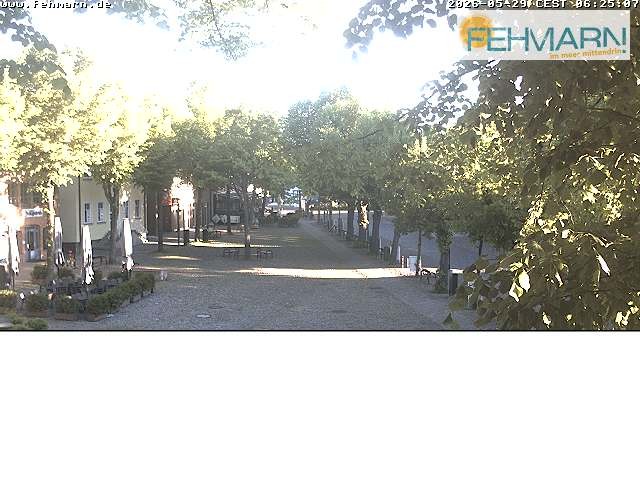 Archiv Foto Webcam Fehmarn: Marktplatz in Burg