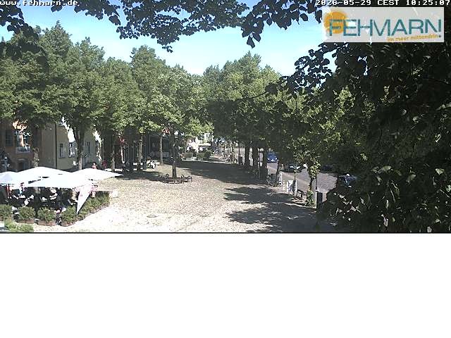 Archiv Foto Webcam Fehmarn: Marktplatz in Burg