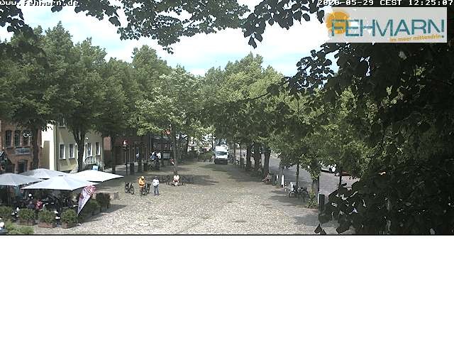 Archiv Foto Webcam Fehmarn: Marktplatz in Burg