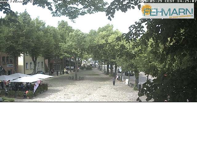 Archiv Foto Webcam Fehmarn: Marktplatz in Burg