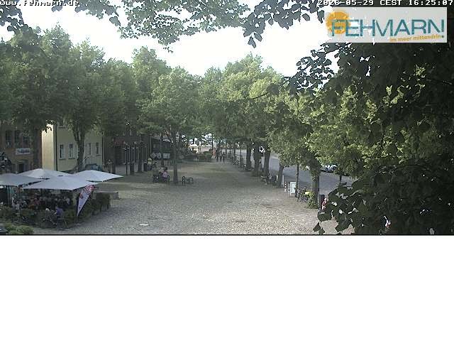 Archiv Foto Webcam Fehmarn: Marktplatz in Burg