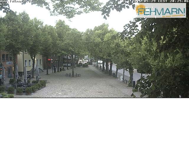 Archiv Foto Webcam Fehmarn: Marktplatz in Burg