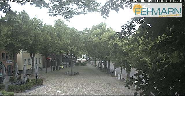 Archiv Foto Webcam Fehmarn: Marktplatz in Burg