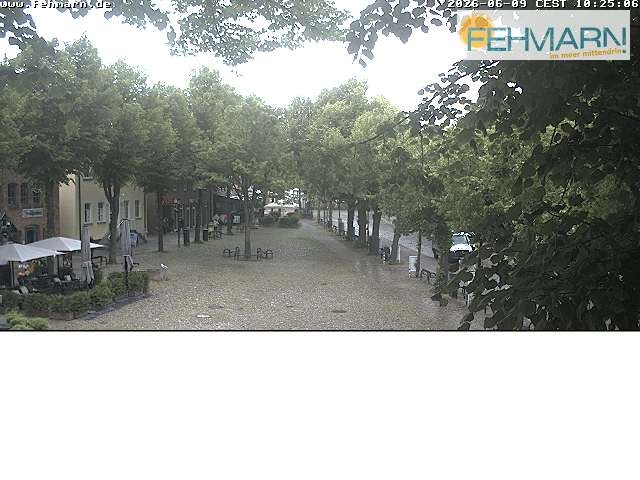 Archiv Foto Webcam Fehmarn: Marktplatz in Burg