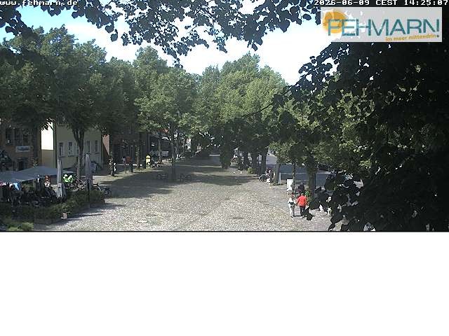 Archiv Foto Webcam Fehmarn: Marktplatz in Burg