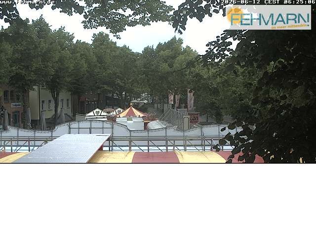 Archiv Foto Webcam Fehmarn: Marktplatz in Burg