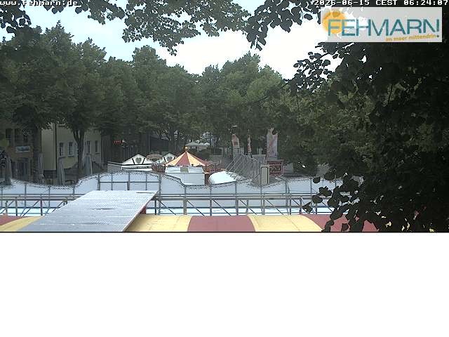 Archived image Webcam Fehmarn: View Market Place in Burg