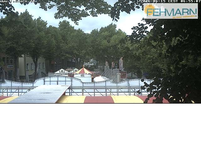 Archived image Webcam Fehmarn: View Market Place in Burg