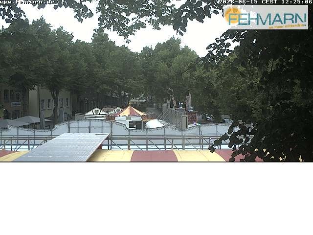 Archived image Webcam Fehmarn: View Market Place in Burg
