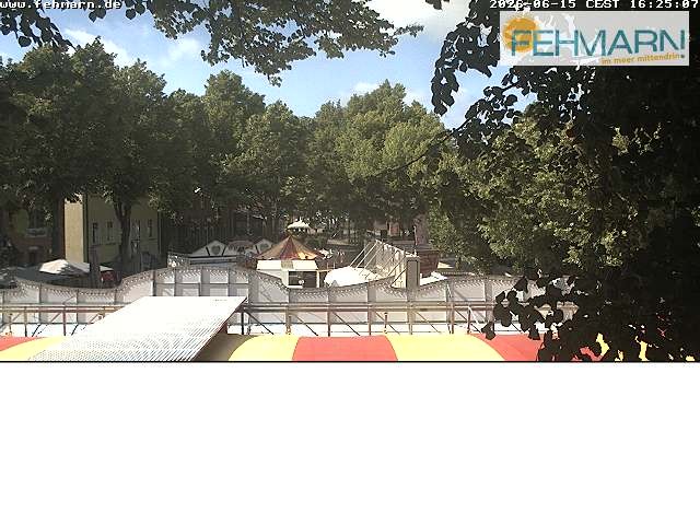 Archiv Foto Webcam Fehmarn: Marktplatz in Burg