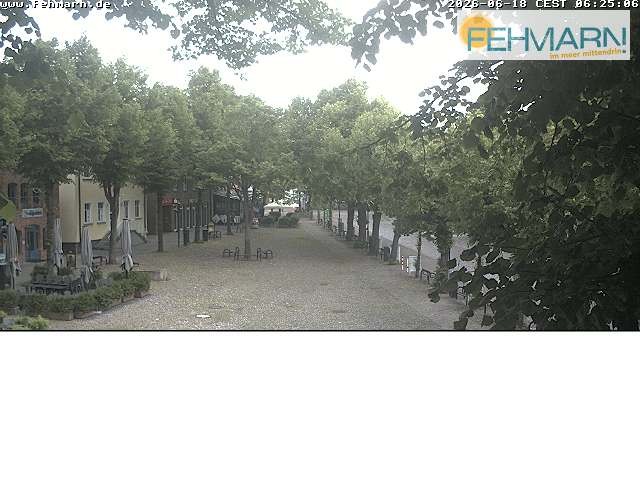 Archived image Webcam Fehmarn: View Market Place in Burg