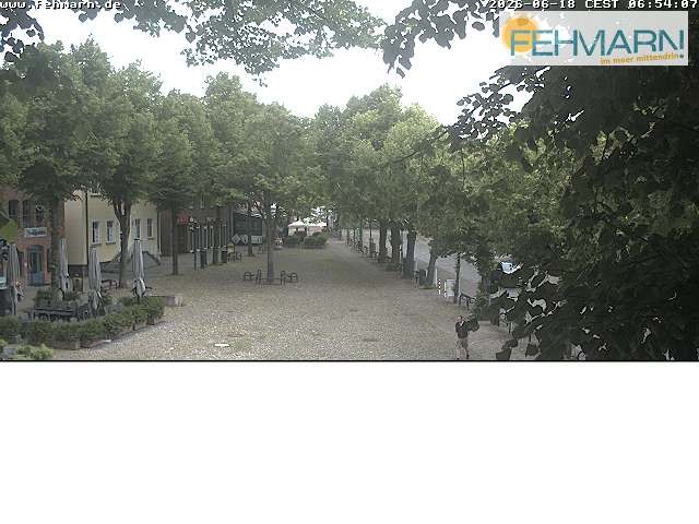 Archived image Webcam Fehmarn: View Market Place in Burg