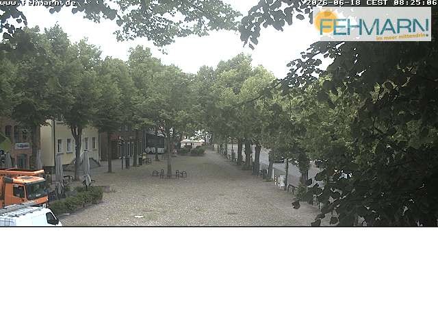 Archived image Webcam Fehmarn: View Market Place in Burg
