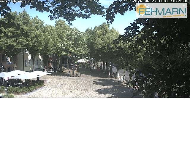 Archiv Foto Webcam Fehmarn: Marktplatz in Burg