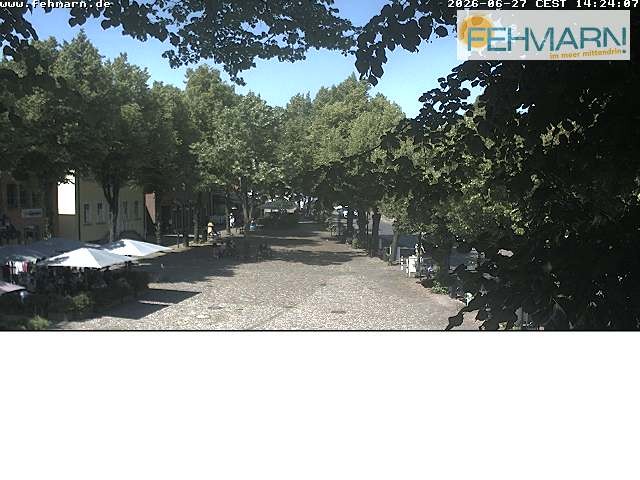 Archiv Foto Webcam Fehmarn: Marktplatz in Burg