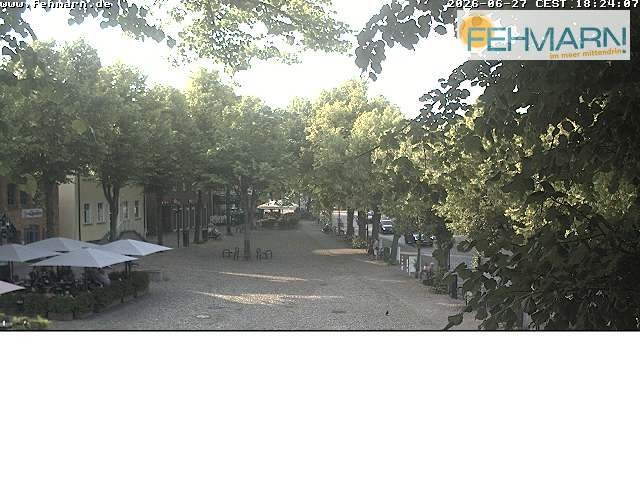 Archived image Webcam Fehmarn: View Market Place in Burg