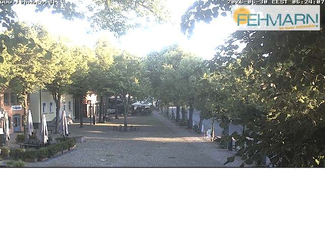 Archived image Webcam Fehmarn: View Market Place in Burg