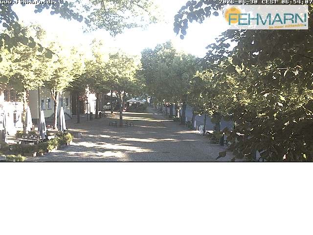 Archiv Foto Webcam Fehmarn: Marktplatz in Burg