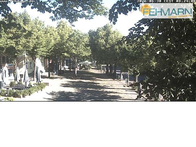 Archiv Foto Webcam Fehmarn: Marktplatz in Burg