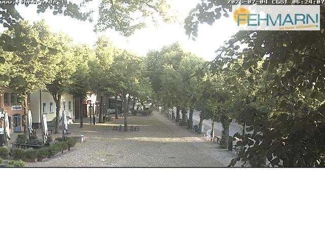 Archived image Webcam Fehmarn: View Market Place in Burg