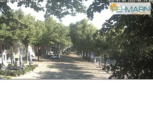Archived image Webcam Fehmarn: View Market Place in Burg