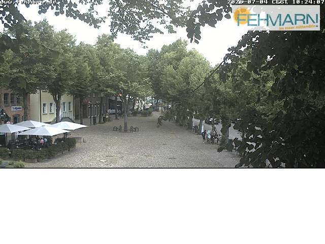Archived image Webcam Fehmarn: View Market Place in Burg