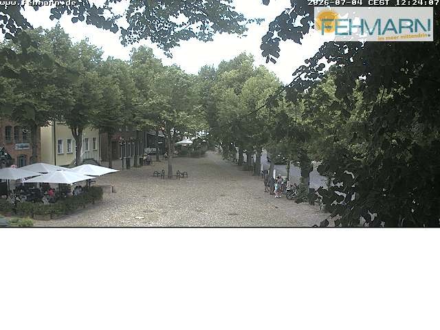 Archived image Webcam Fehmarn: View Market Place in Burg