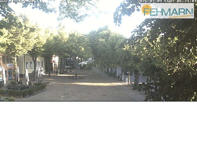 Archiv Foto Webcam Fehmarn: Marktplatz in Burg