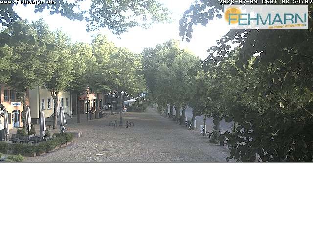 Archiv Foto Webcam Fehmarn: Marktplatz in Burg