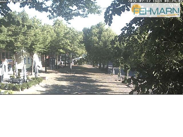 Archived image Webcam Fehmarn: View Market Place in Burg