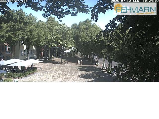 Archived image Webcam Fehmarn: View Market Place in Burg