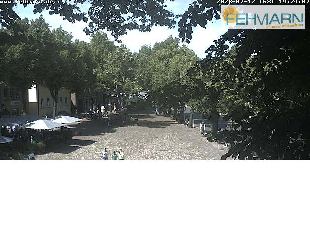 Archived image Webcam Fehmarn: View Market Place in Burg