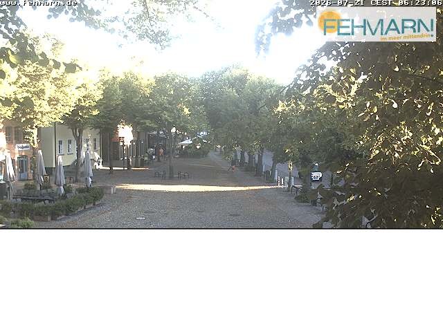 Archiv Foto Webcam Fehmarn: Marktplatz in Burg