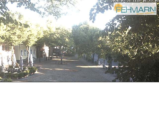 Archiv Foto Webcam Fehmarn: Marktplatz in Burg