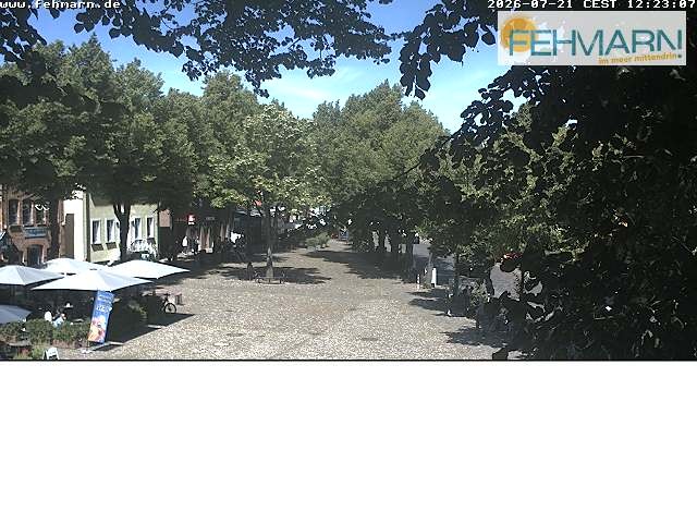 Archiv Foto Webcam Fehmarn: Marktplatz in Burg