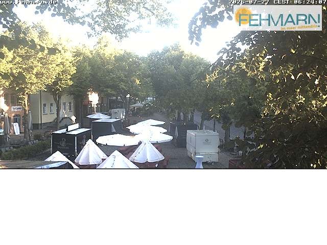 Archiv Foto Webcam Fehmarn: Marktplatz in Burg