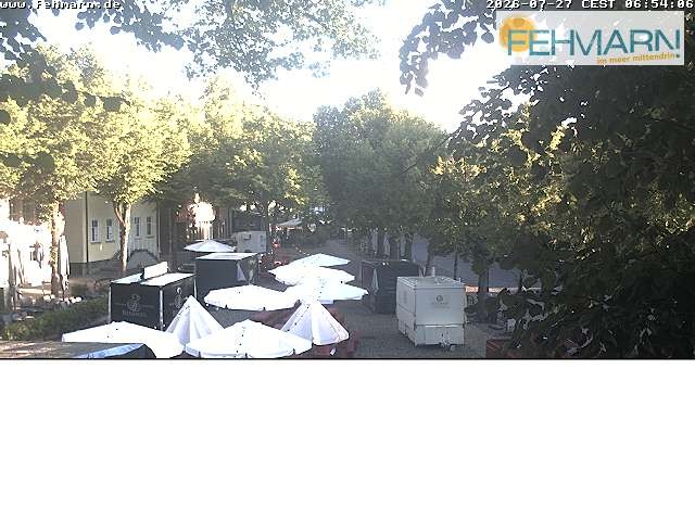 Archiv Foto Webcam Fehmarn: Marktplatz in Burg