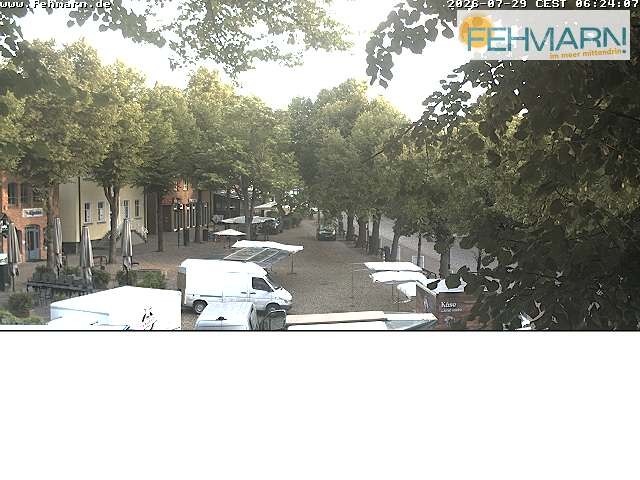 Archiv Foto Webcam Fehmarn: Marktplatz in Burg