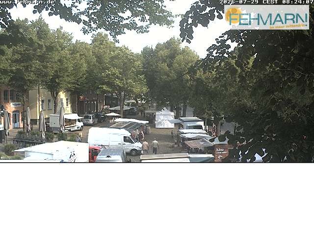 Archiv Foto Webcam Fehmarn: Marktplatz in Burg