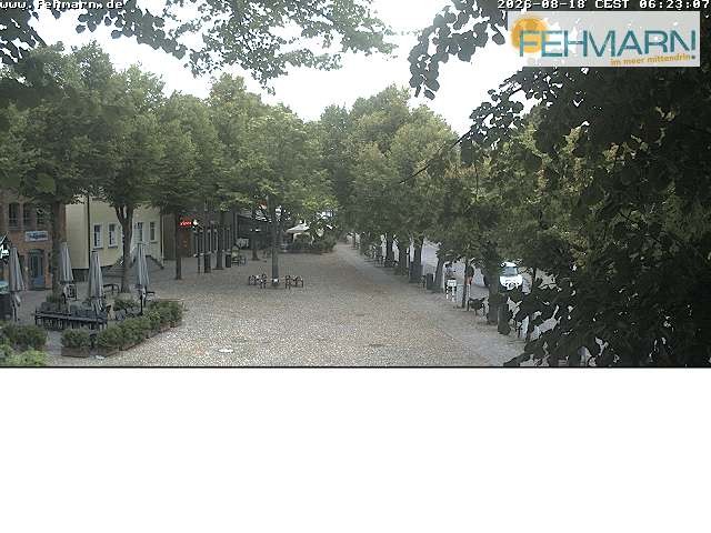 Archiv Foto Webcam Fehmarn: Marktplatz in Burg
