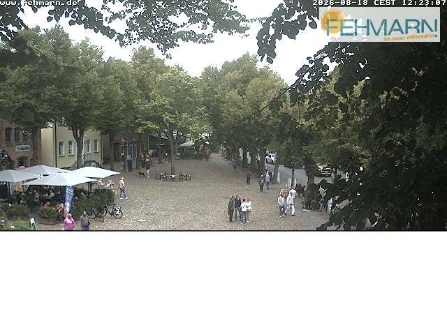 Archiv Foto Webcam Fehmarn: Marktplatz in Burg