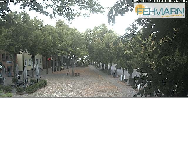 Archived image Webcam Fehmarn: View Market Place in Burg