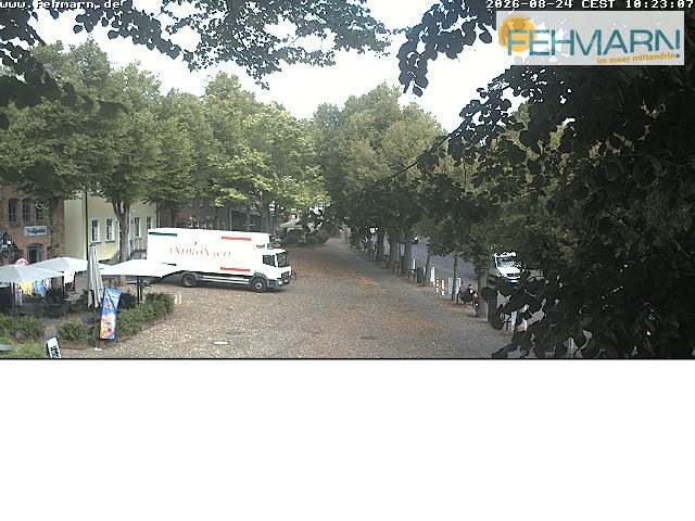 Archived image Webcam Fehmarn: View Market Place in Burg
